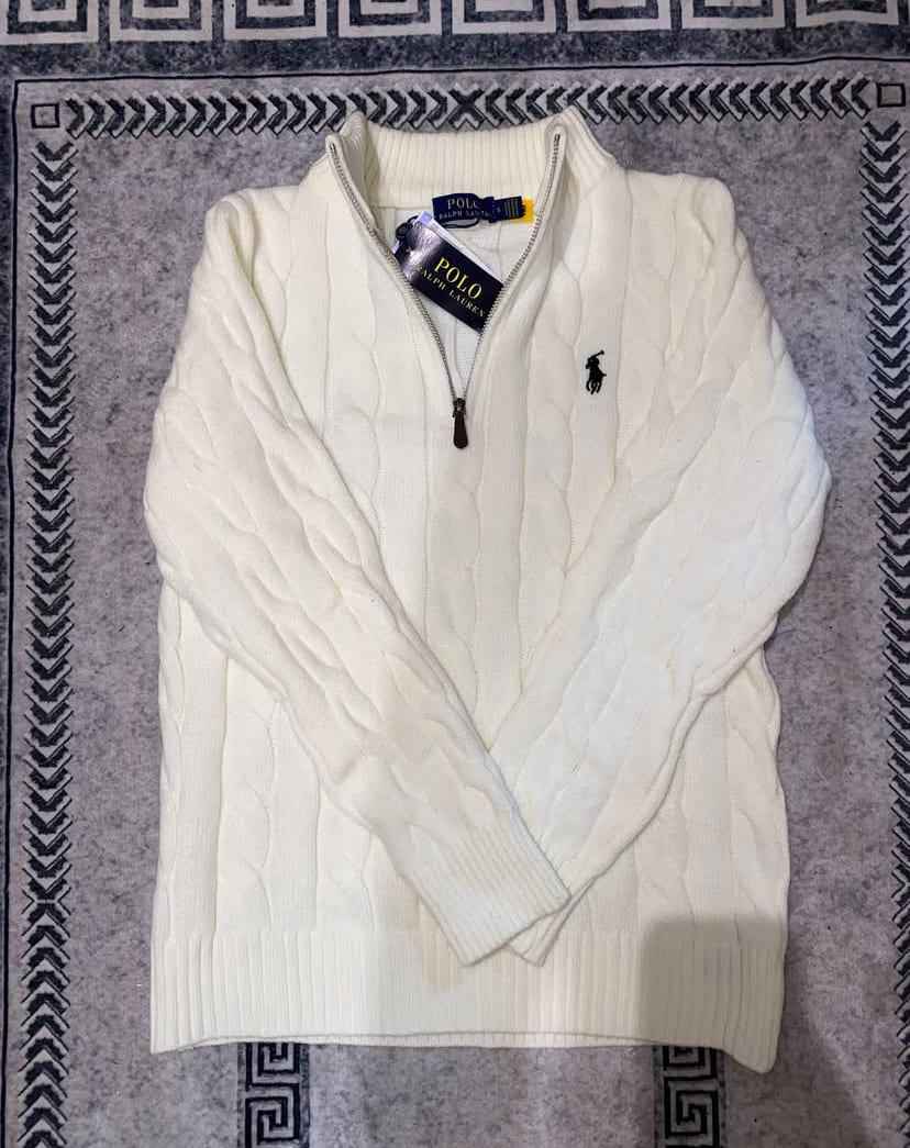 Polo Ralph Lauren knitted quarter zip (lots of colorways available)